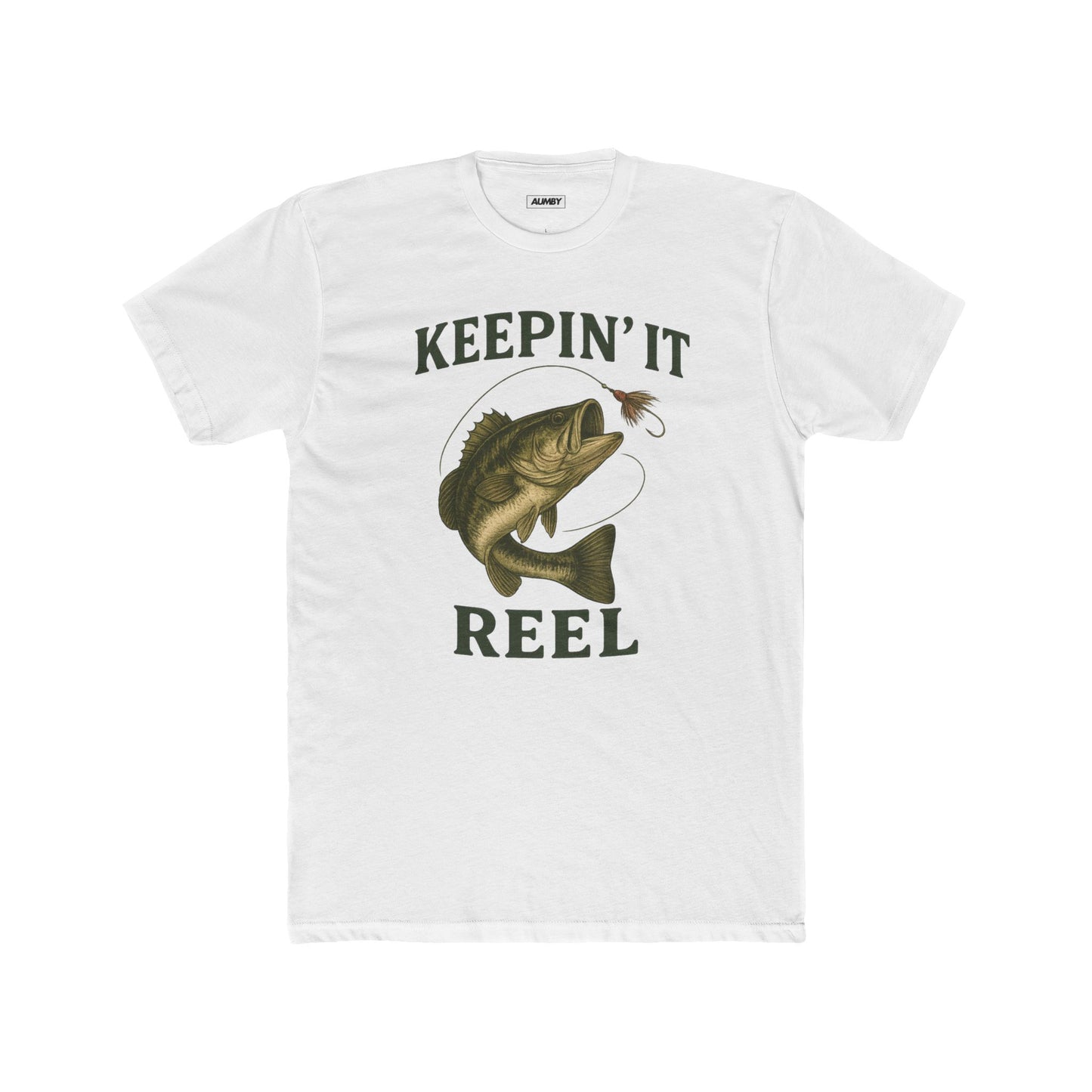 Keepin It Reel Fishing T-Shirt - Bass Fishing Shirt - Fisherman Dad Gift - Outdoors Shirt - Catch of the Day Tee | FREE SHIPPING
