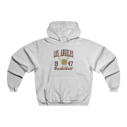 Vintage Los Angeles Basketball Hoodie, Cool Sports Apparel for Men, Comfortable Sweatshirt for Game Days, Perfect Gift | FREE SHIPPING