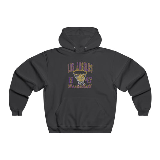 Vintage Los Angeles Basketball Hoodie, Cool Sports Apparel for Men, Comfortable Sweatshirt for Game Days, Perfect Gift | FREE SHIPPING